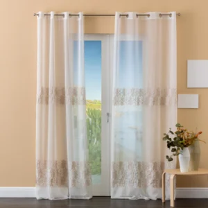 TENDA CONFEZIONATA VENICE PANNELLO 140X280CM CON BORCHIE LINEA ORO