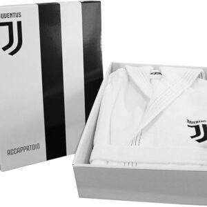 Accappatoio Con Cappuccio Spugna Juventus Scatolato