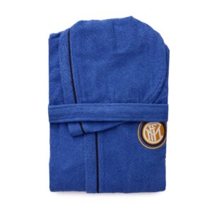 Accappatoio Con Cappuccio Microspugna Inter Busta