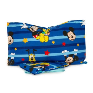 Completo Lenzuola Flanella Mickey Singolo Hermet