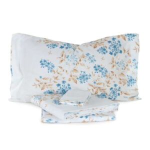 Completo Lenzuola Flanella Liberty Matrimoniale Caleffi