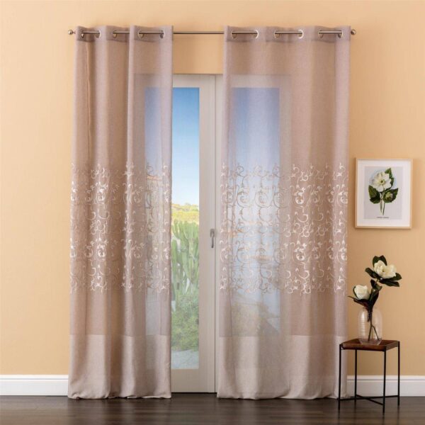 TENDA CONFEZIONATA BEATRICE PANNELLO 140X280 C/BORCHIE LINEA ORO