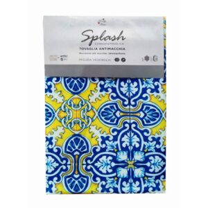 Tovaglia Splash Antimacchia Maiolica 140X230 Zambetti