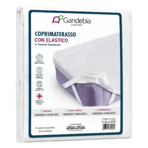 Coprimaterasso Damascato Con Elastico Matrimoniale Gandebia