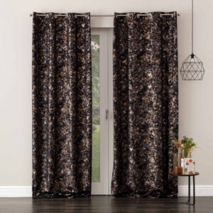 TENDA CONFEZIONATA RIAD VELLUTO PANNELLO 140X280 C/BORCHIE LINEA ORO