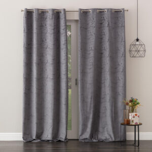 TENDA CONFEZIONATA JUNGLE PANNELLO VELLUTO JACQUARD 140X280 C/BORCHIE LINEA ORO