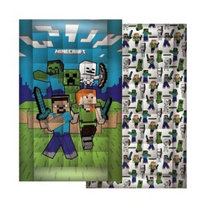 TRAPUNTA SINGOLO MICROFIBRA MINECRAFT NOVIA