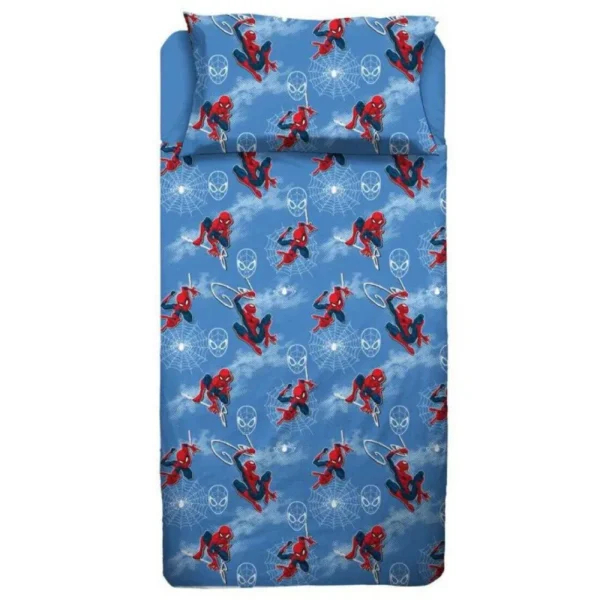 Completo Lenzuola Singolo Spiderman Hermet