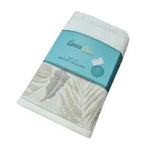 Asciugamano Con Ospite Linea Oro Malibu Jacquard