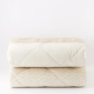 Trapunta Matrimoniale in velluto Giulia linea oro