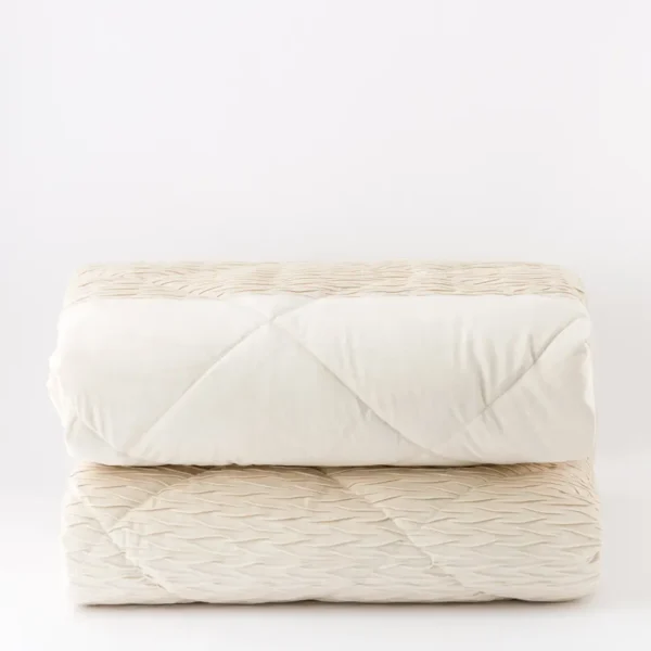Trapunta Matrimoniale in velluto Giulia linea oro