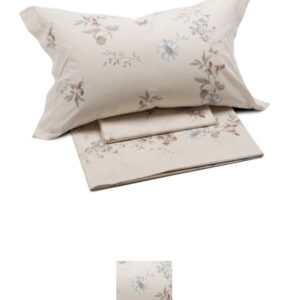 COMPLETO LENZUOLA COTONE FLORAL CALEFFI MATRIMONIALE