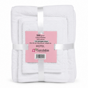 TRIS SPUGNA HOTEL 500GR JACQUARD GANDEBIA