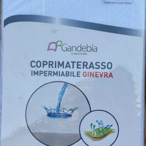 COPRIMATERASSO IMPERMEABILE GINEVRA IN SPUGNA JACQUARD MATRIMONIALE