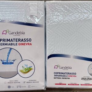 COPRIMATERASSO IMPERMEABILE GINEVRA IN SPUGNA JACQUARD MATRIMONIALE