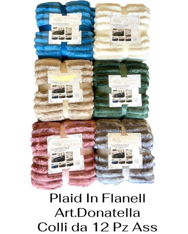 PLAID STRIPE GRANDE 320GSM DONATELLA RENEE