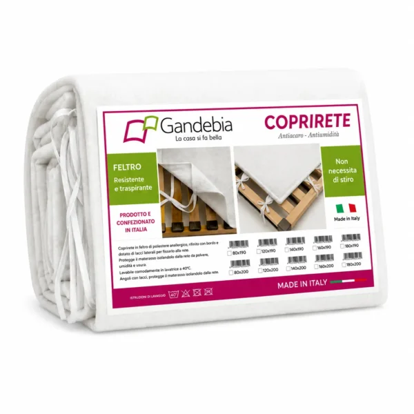 COPRIRETE IN FELTRO MATRIMONIALE GANDEBIA